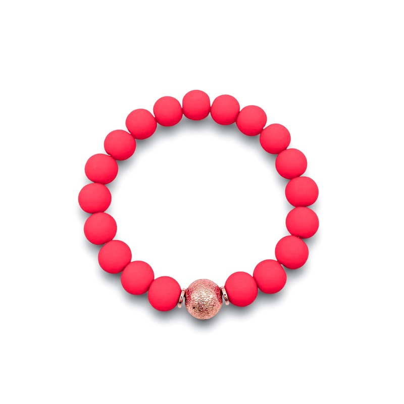 Pop Of Color Bracelet – Red – FINAL SALE