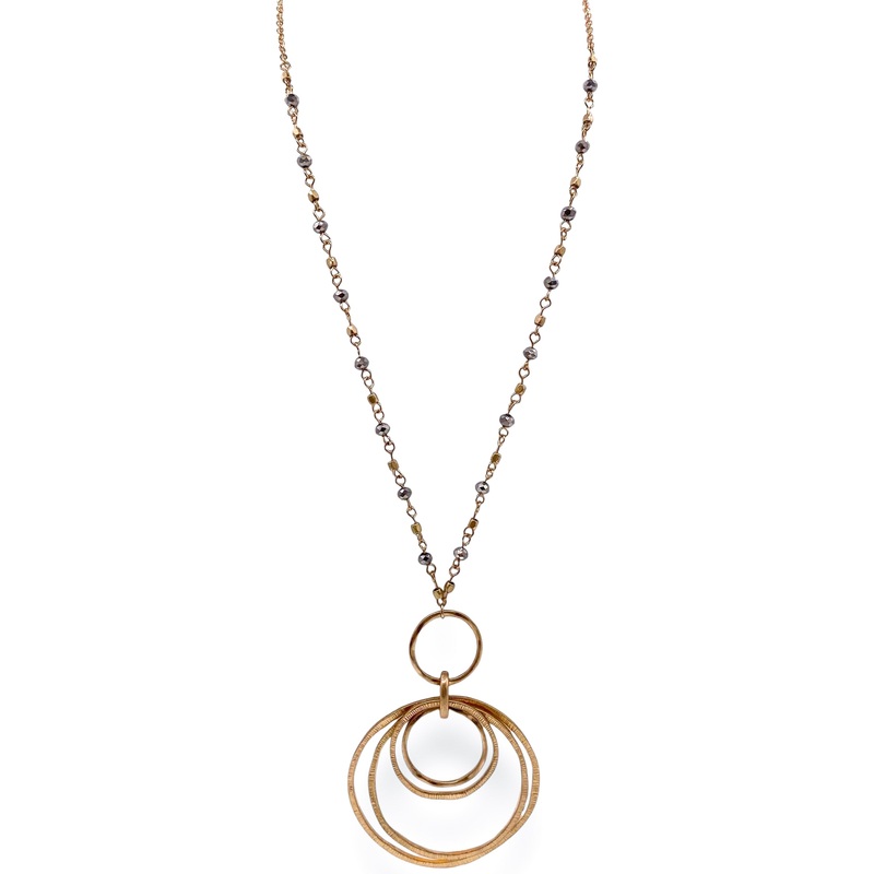 Sign Of The Times Necklace|Hematite