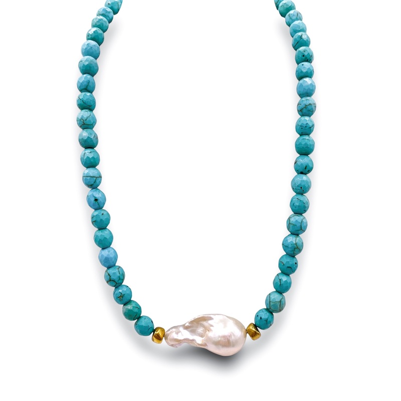 The Kamryn Luxe Necklace – Turquoise | Virtue – FINAL SALE
