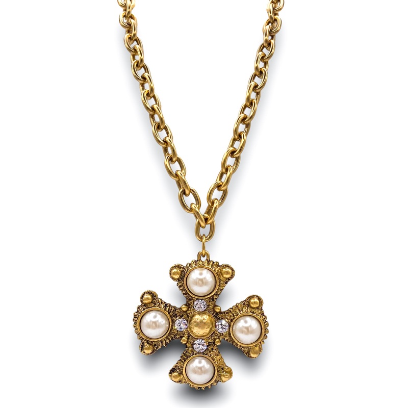DOORBUSTER – Off The Rails Necklace – Pearl | Yochi
