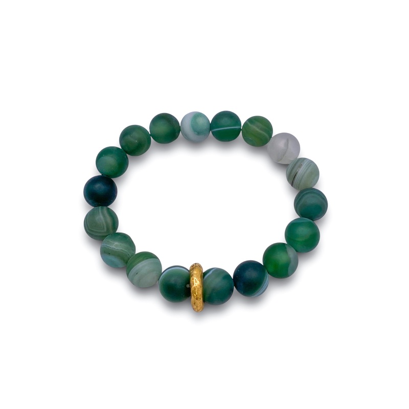 Evergreen Bracelet – Green Marble  | Virtue – FINAL SALE