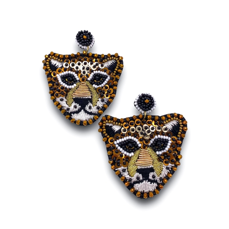 Eye Of Tiger Earrings | Treasure Jewels