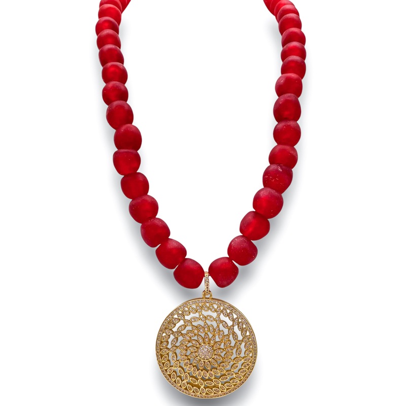 Favorite Place Necklace – Red | Virtue