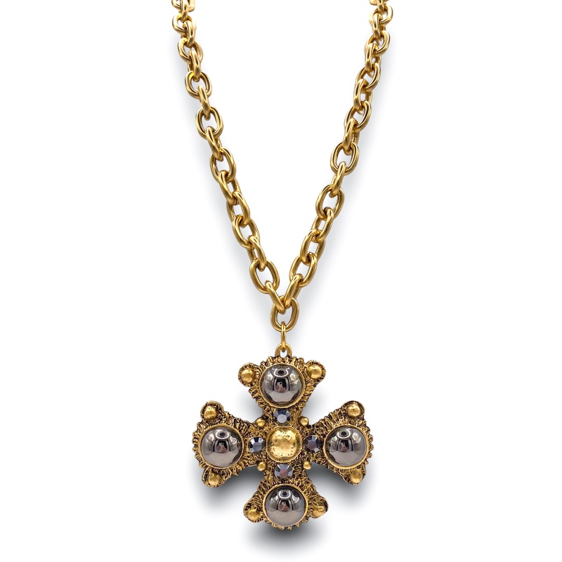 Off The Rails Necklace – Hematite | Yochi