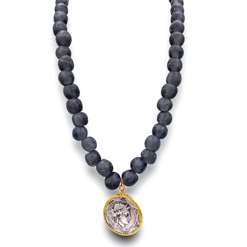 Something To Tell Necklace – Black | Virtue – FINAL SALE