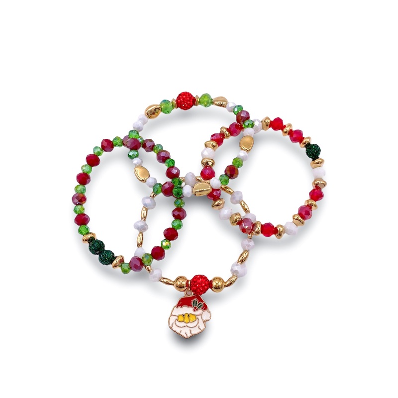He’s Holly and Jolly Bracelet Set