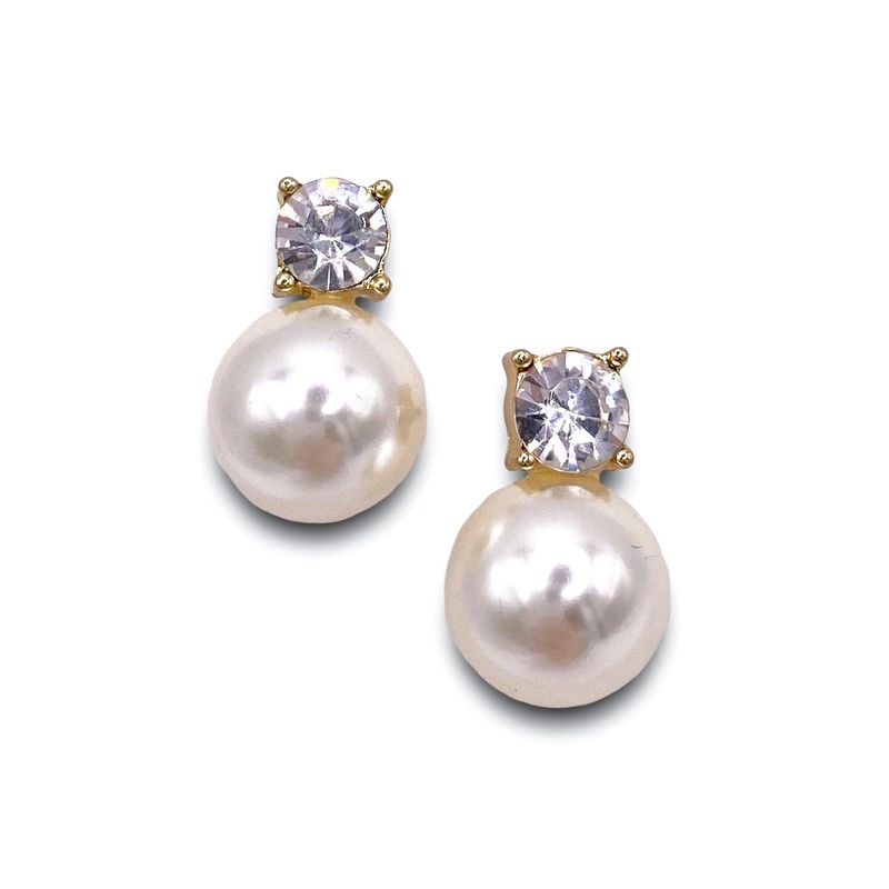 Telling A Tell Gold Stud Earrings