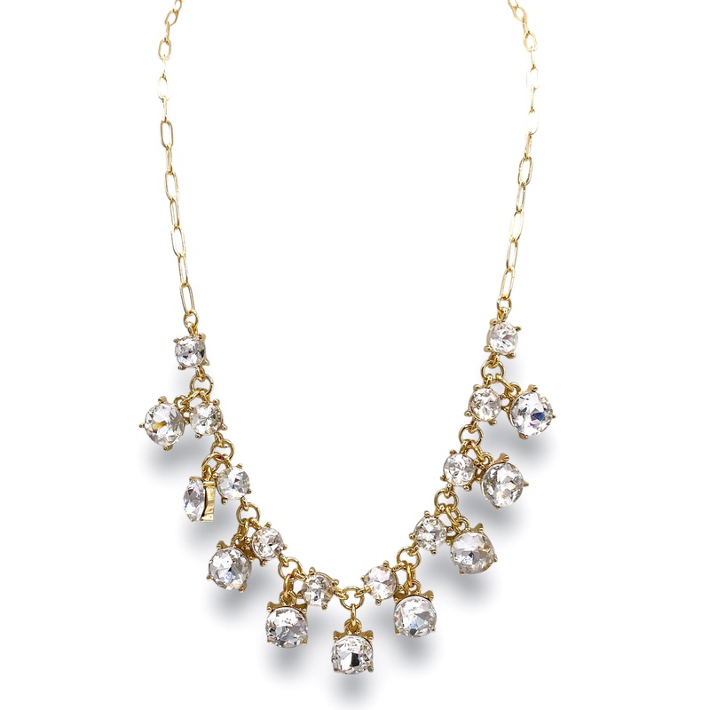 A Touch Of Glam Necklace – Clear – FINAL SALE