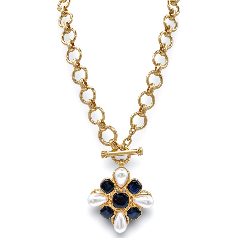 My Oh My Merlot Black Necklace
