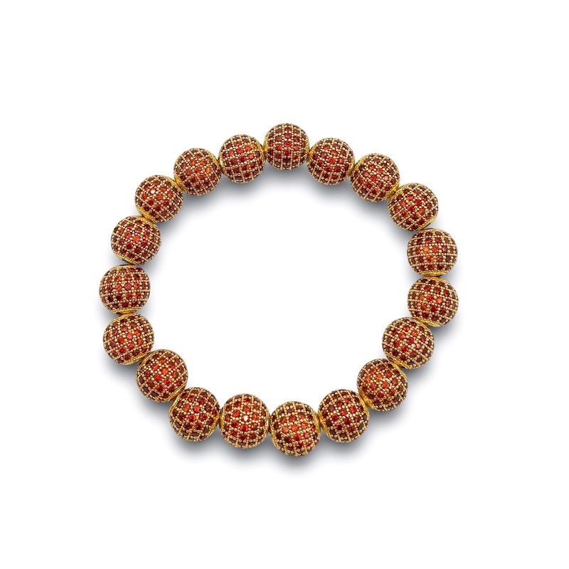 Pave The Way Mini Bracelet – Red | Virtue – FINAL SALE