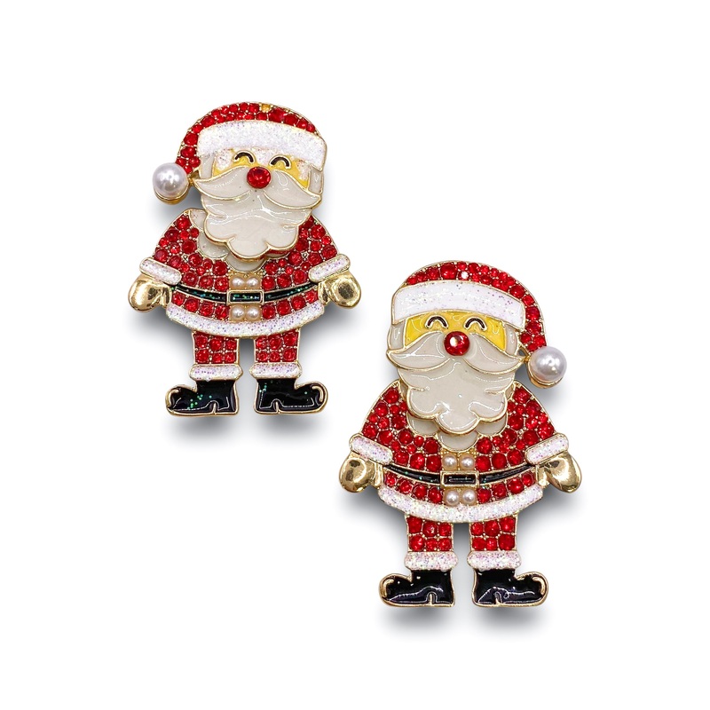 Dancing Santa Earrings – FINAL SALE