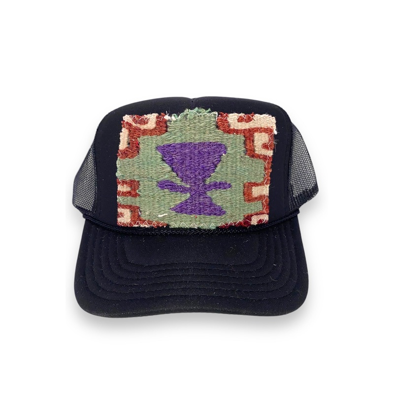 Kilim Trucker Hat – Black 279