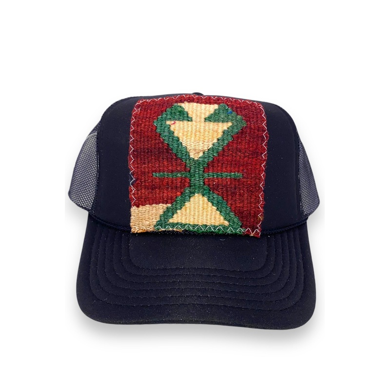 Kilim Trucker Hat – Black 288