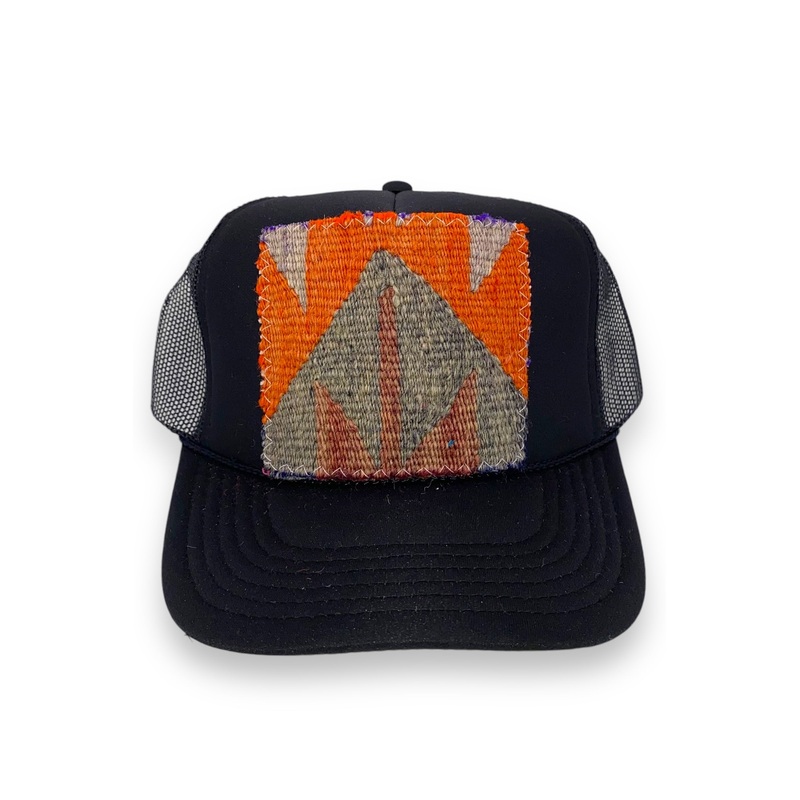 Kilim Trucker Hat – Black 295