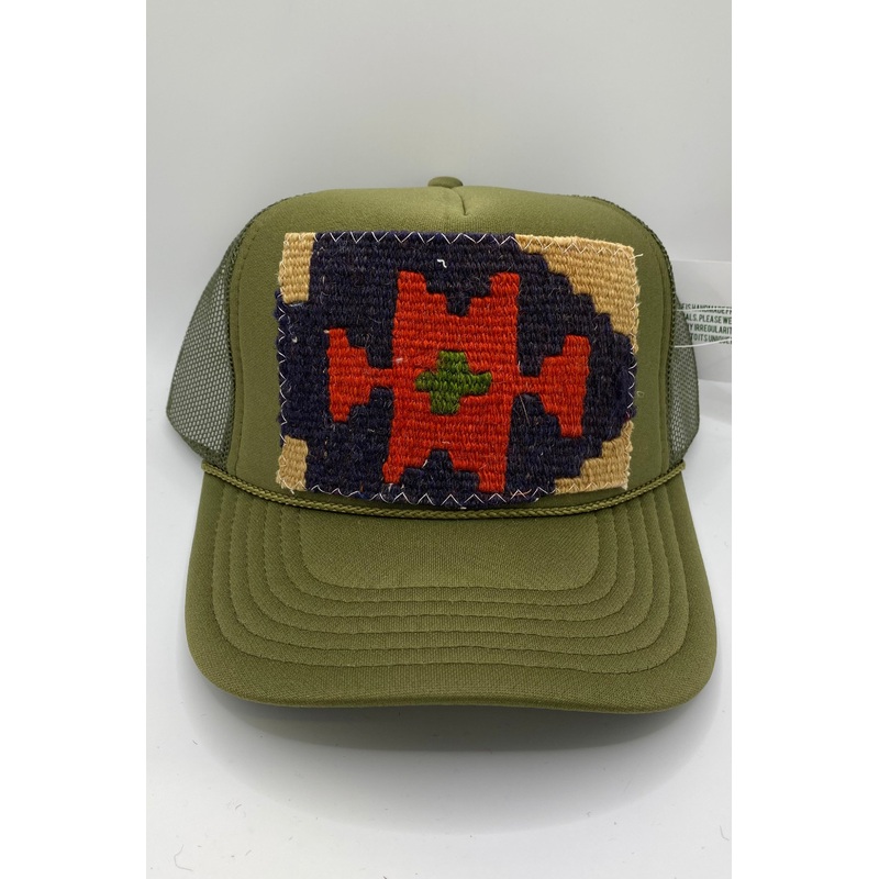 Kilim Trucker Hat – Olive 31