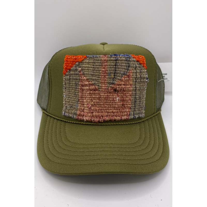 Kilim Trucker Hat – Olive 35