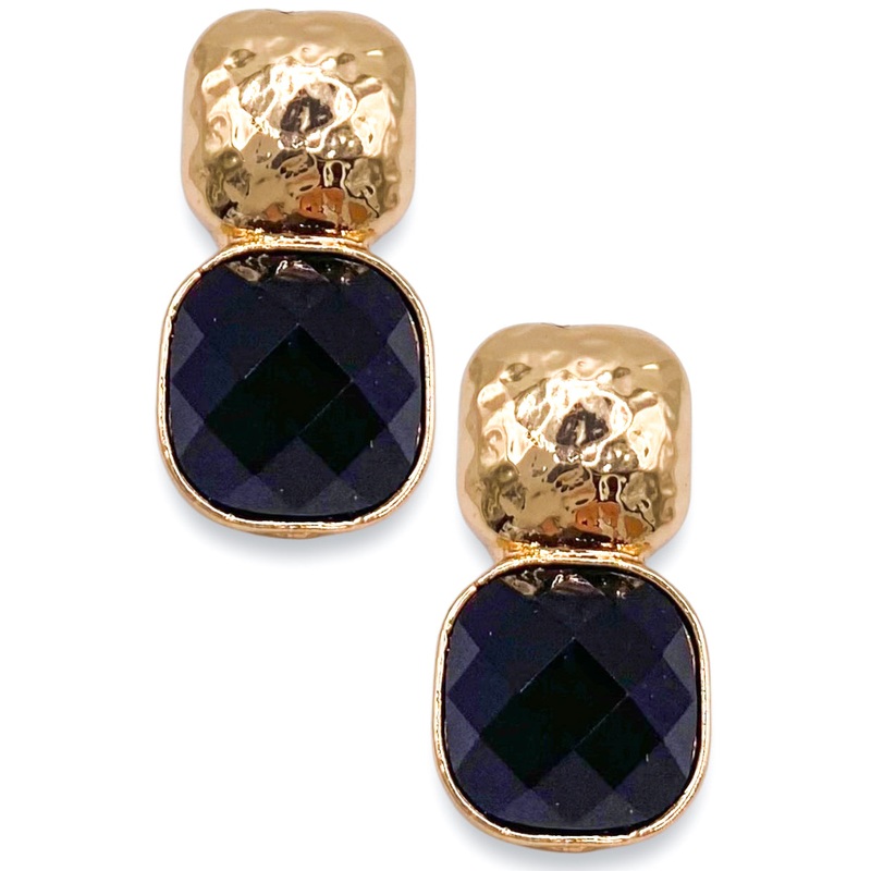 Full Moment Earrings – Black|Black