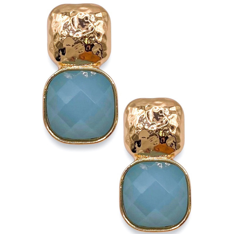 Full Moment Lt. Blue Earrings – FINAL SALE