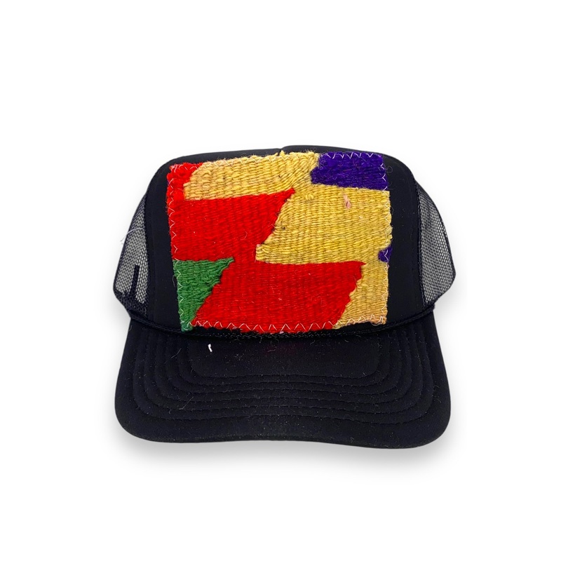 Kilim Trucker Hat – Black 283