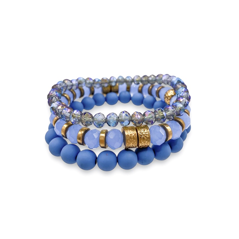 Layla Bracelet Set|Blue