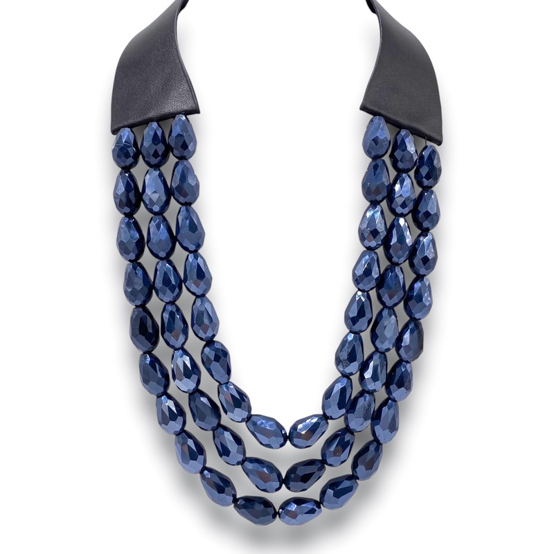 Fully Invested Necklace – Hematite – DOORBUSTER