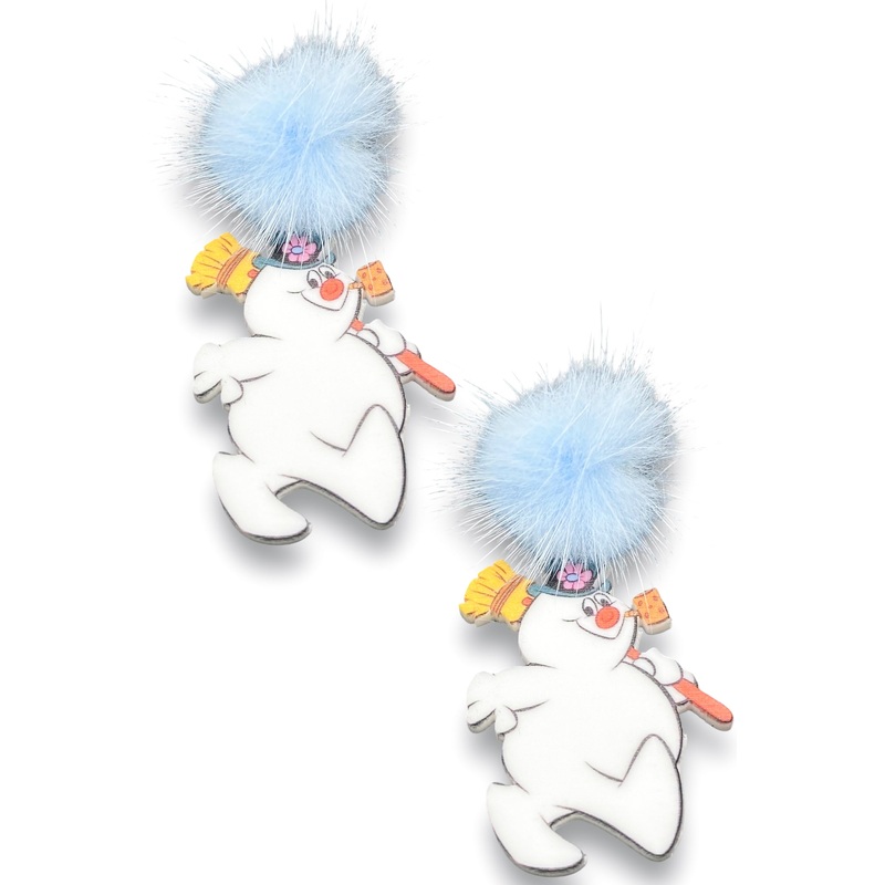 Jolly Happy Soul Earrings|White
