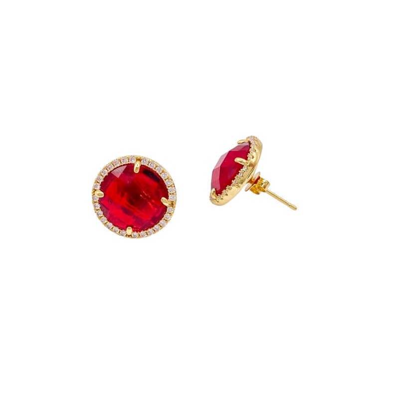 Kikki Stud Earring – Red – DOORBUSTER