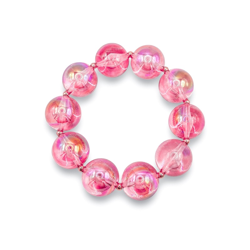 Marble Glow Bracelet|Lt. Pink/AB