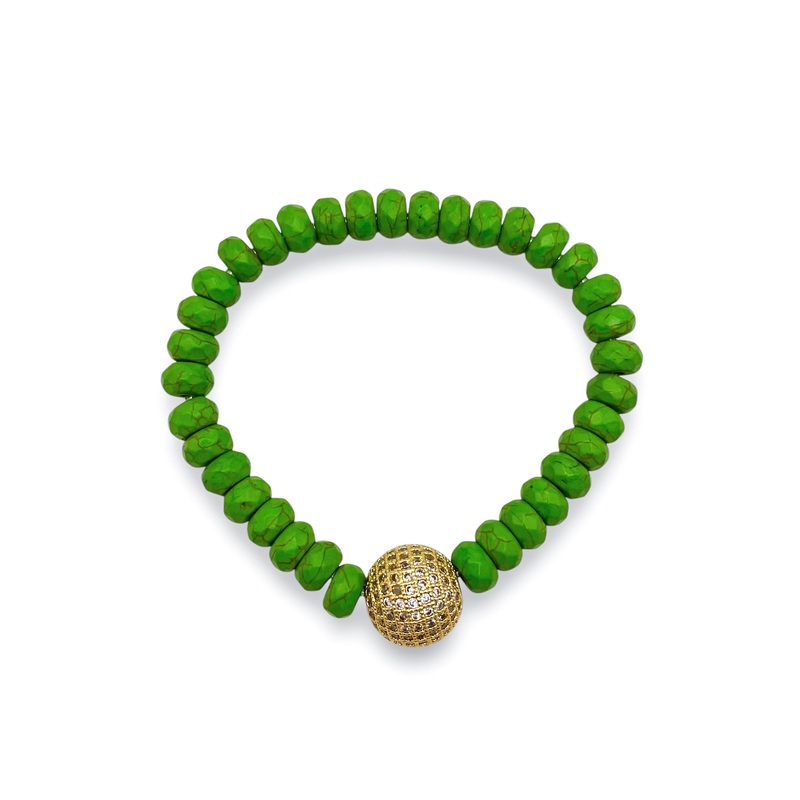 Very Pleased Bracelet – Lime Green | Virtue – SALE
