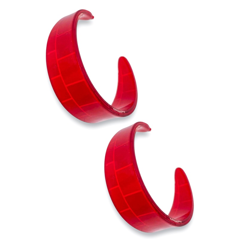 Depending On Time Hoop – Red Tile | Virtue – FINAL SALE