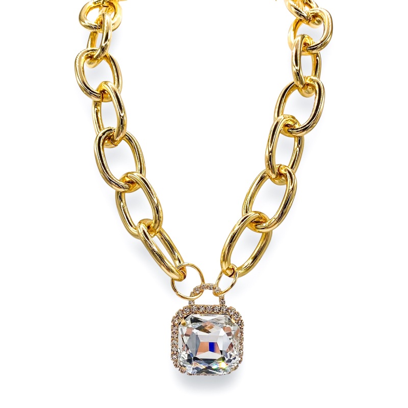 Full Glamour Necklace – Gold | Treasure Jewels – DOORBUSTER