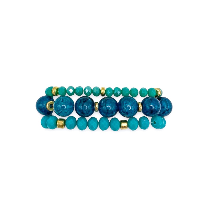 A True Gem Bracelet Set – Turquoise – FINAL SALE
