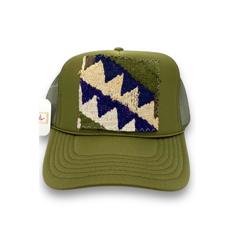 Kilim Trucker Hat – Olive 42