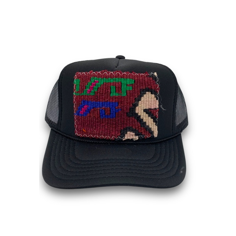 Kilim Trucker Hat – Black 349
