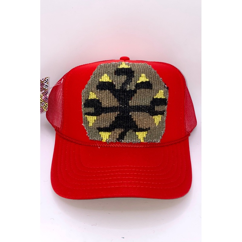 Kilim Trucker Hat – Red 151 – FINAL SALE