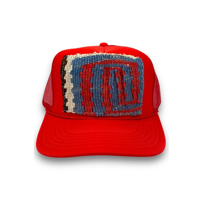 Kilim Trucker Hat – Red 183