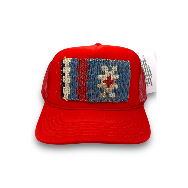 Kilim Trucker Hat – Red 185 – FINAL SALE