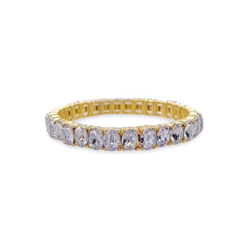 Forever and Always Clear Stretch Bracelet