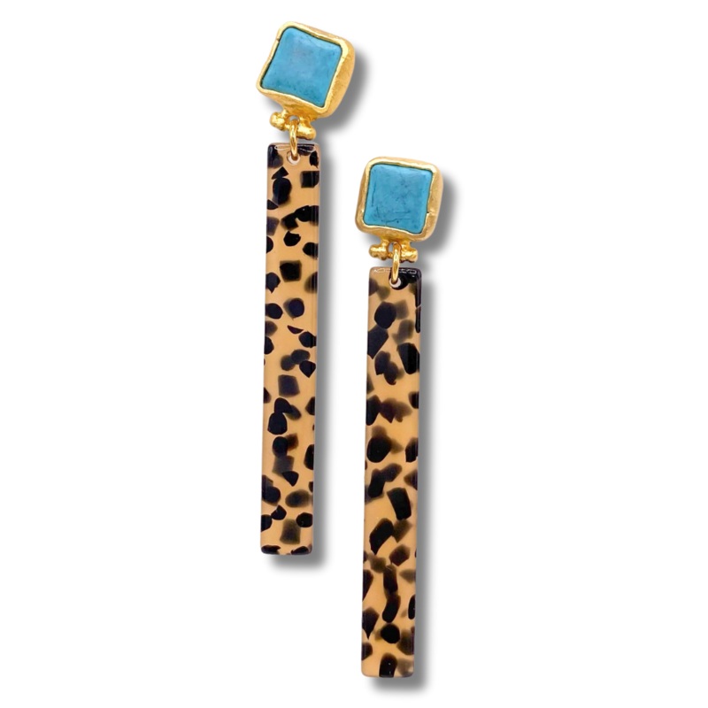 In Your Image Earring – Cheetah | Virtue – FINAL SALE