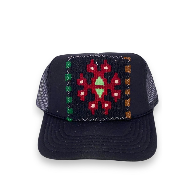 Kilim Trucker Hat – Black 282