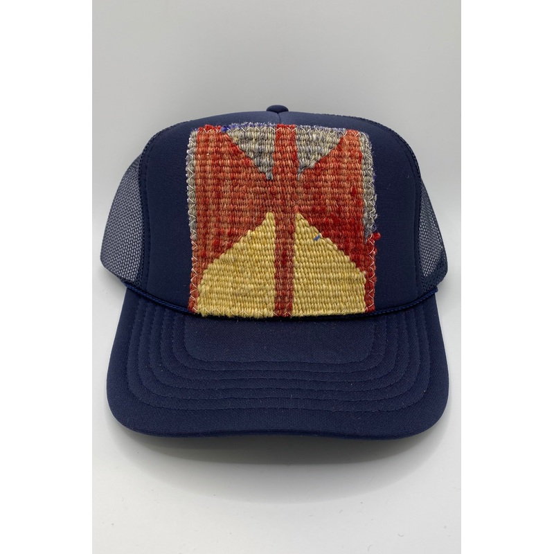 Kilim Trucker Hat – Navy 185