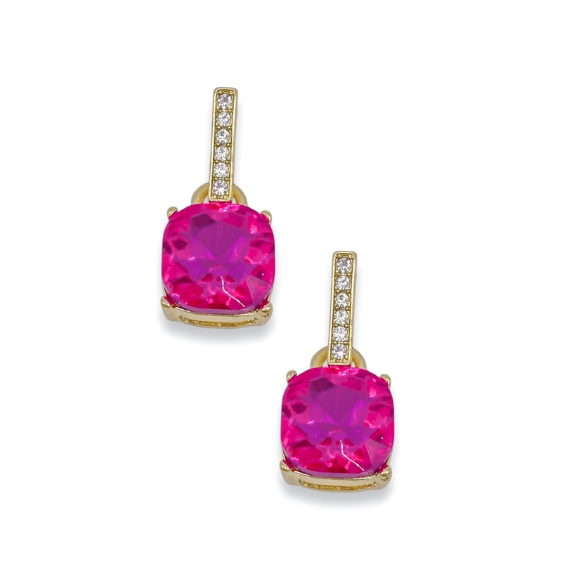Far From The Truth Fuchsia Earring – FINAL SALE