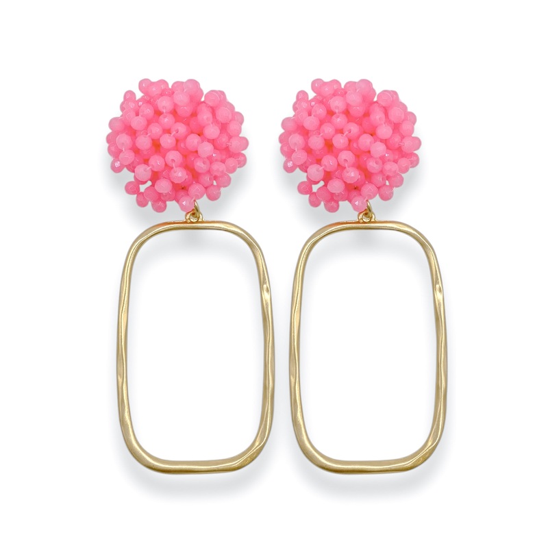 The Realization Fuchsia Earrings