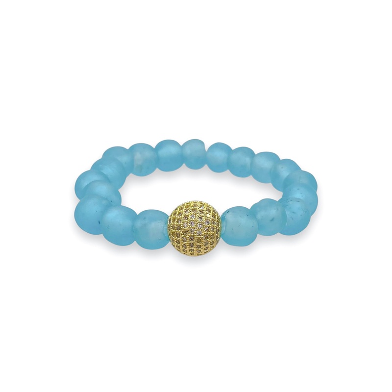 Virtue Taking The Risk Turquoise Beaded Bracelet – FINAL SALE