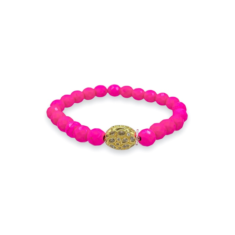 Virtue The Countess Hot Pink Luxe Faberge Bracelet – FINAL SALE
