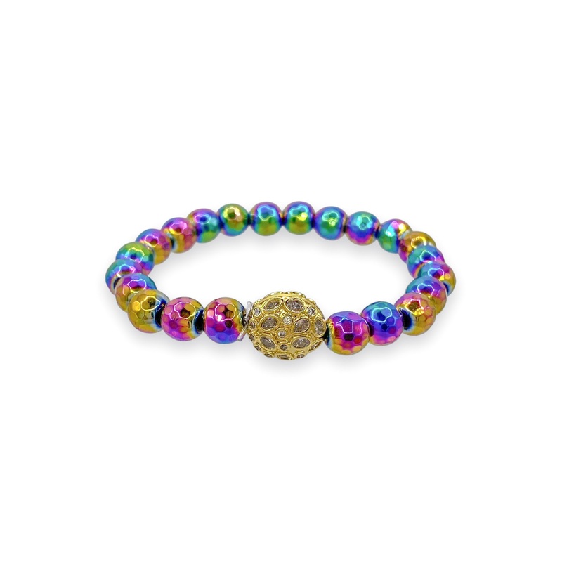 Virtue The Countess Mermaid Hematite Luxe Faberge Bracelet – FINAL SALE