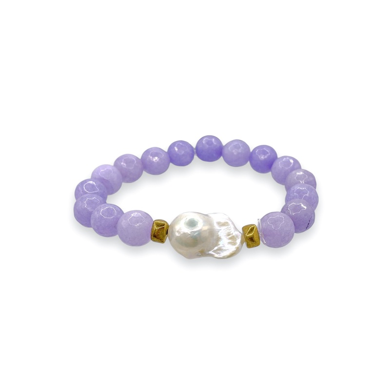 Virtue The Kylie Lavender Pearl Luxe Bracelet