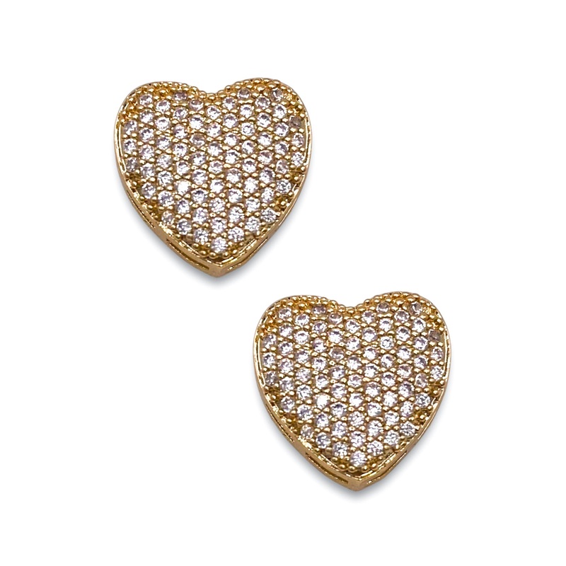 All My Love Heart Stud Earrings