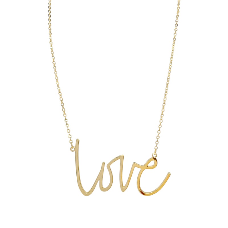 Big Love Gold Necklace|Gold