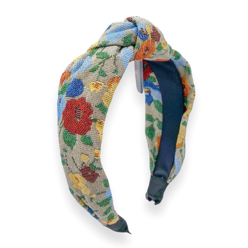 Floral Touch Headband|Natural/Multi